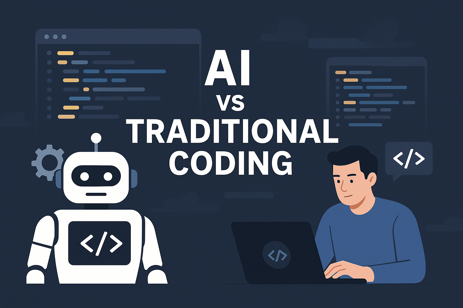 AI vs Traditional Coding: Will Developers Still Be Needed?