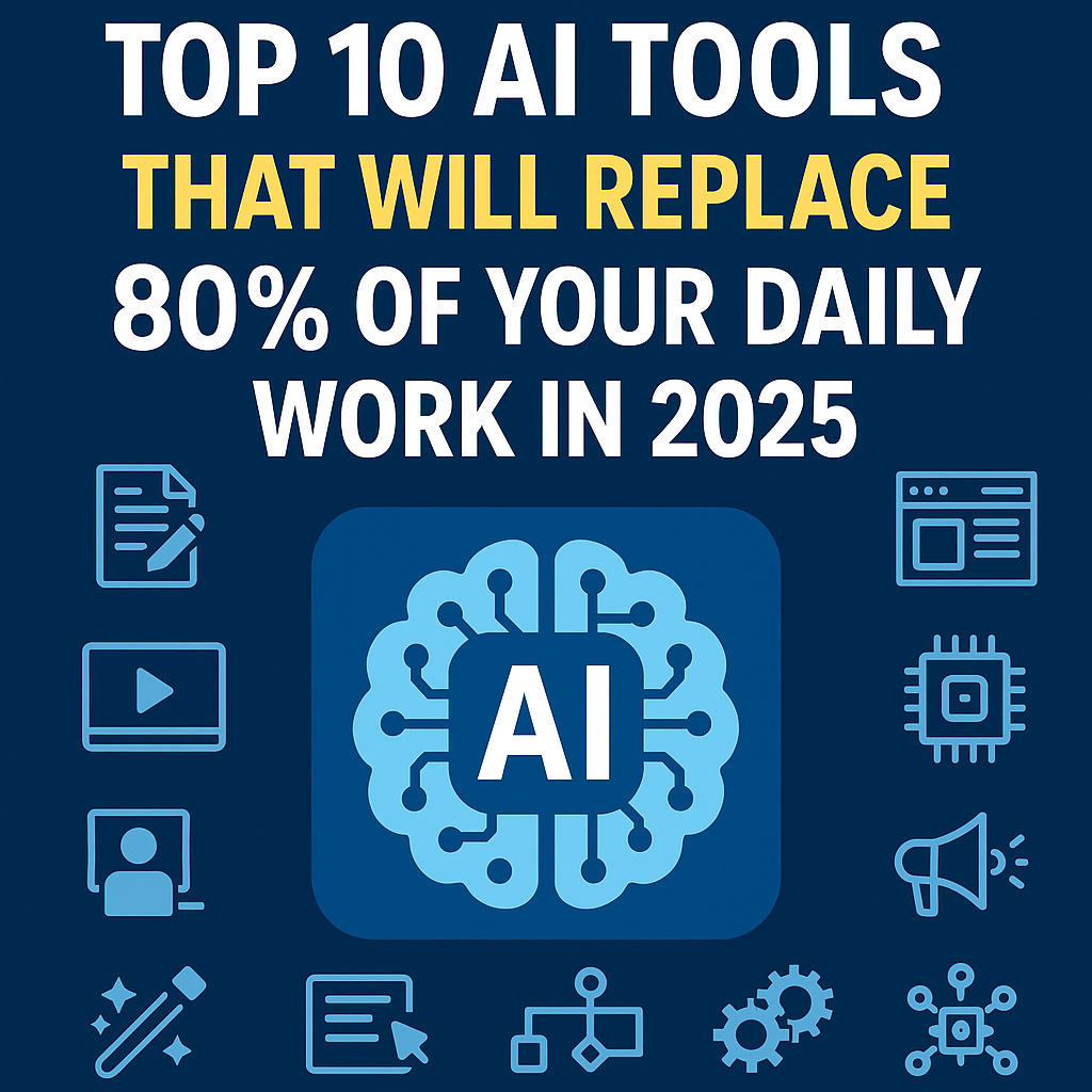 Top 10 AI Tools to Boost Your Productivity in 2025