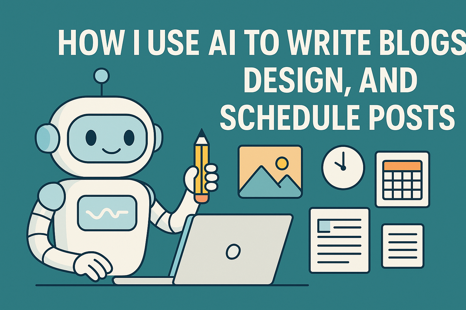 How I Use AI to Write Blogs, Design, and Schedule Posts
